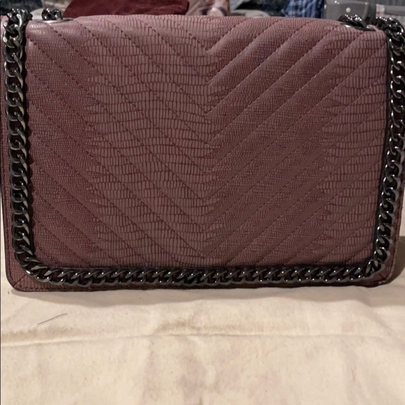 Burgundy shoulder bag - Picture 2 of 5